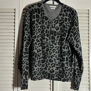 Animal Print Cardigan